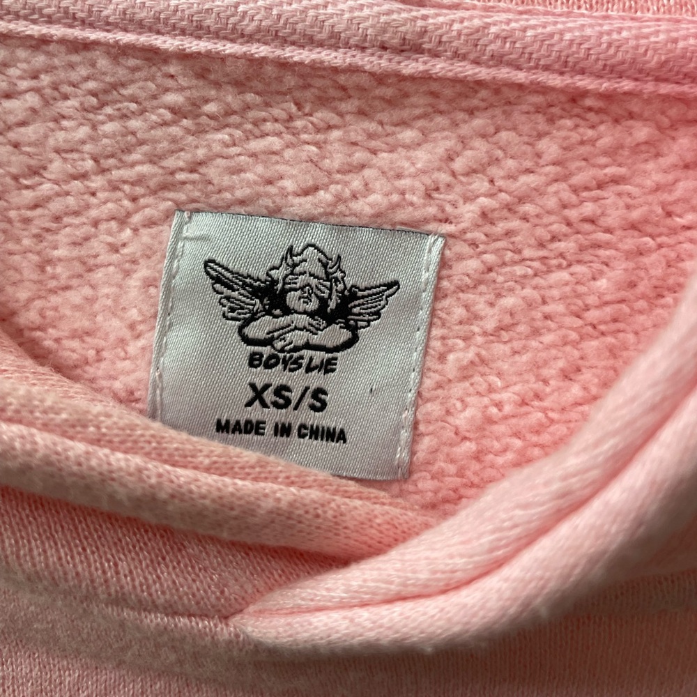 Boys Lie Pink Better Half Racer Hoodie - Picture 2 of 5